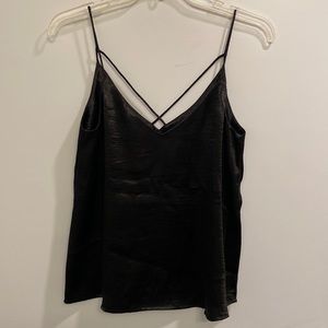 H&M Black Jersey Camisole Top size 6